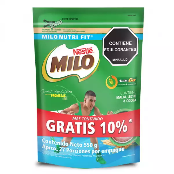 MILO NUTRI FIT DOYPACK X500g GRATIS 10%
