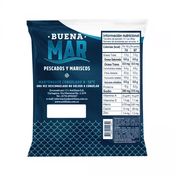 MIX DE MARISCOS BUENA MAR X450g