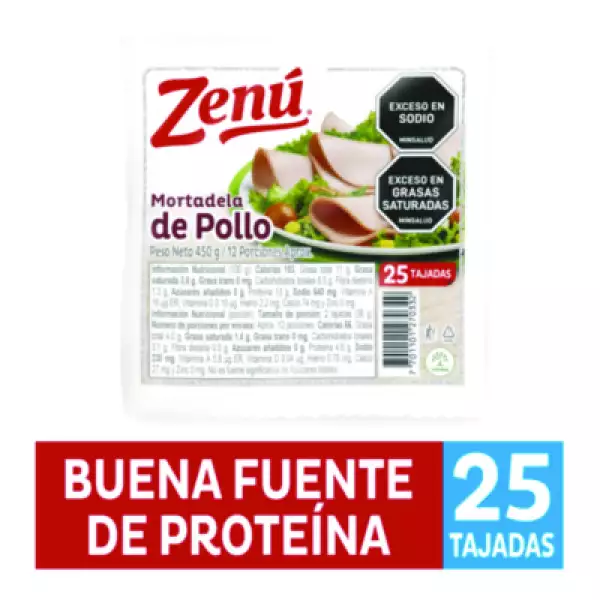 MORTADELA ZENU TRADICIONAL X450g