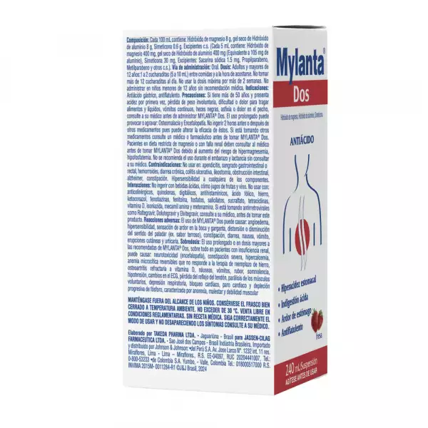 MYLANTA DOS FRESA JBE X240ml