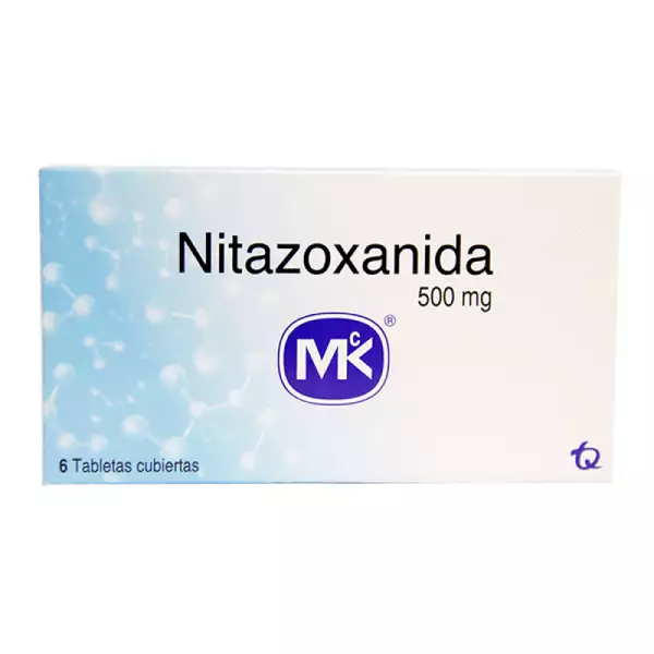NITAZOXANIDA X500mg MK X6 TABLETAS