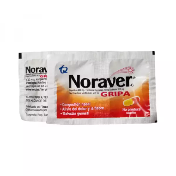 NORAVER GRIPA X2 TABLETAS