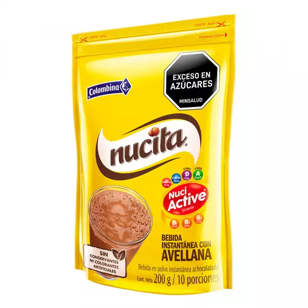 NUCITA CHOCOLATE POLVO X200g