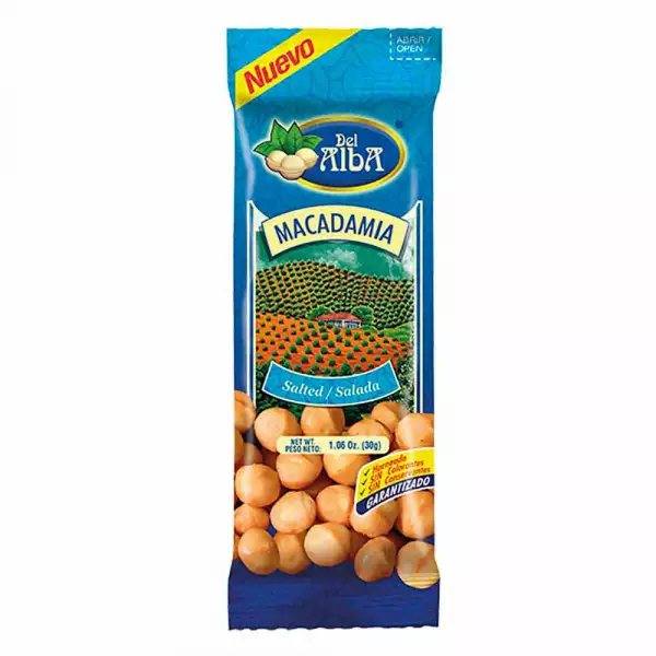 NUEZ DE MACADAMIA DEL ALBA CON SAL X30g