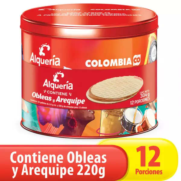 OBLEAS CON AREQUIPE ALQUERIA X12 X220g
