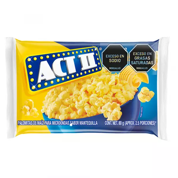 PALOMITAS ACT II MANTEQUILLA X80g