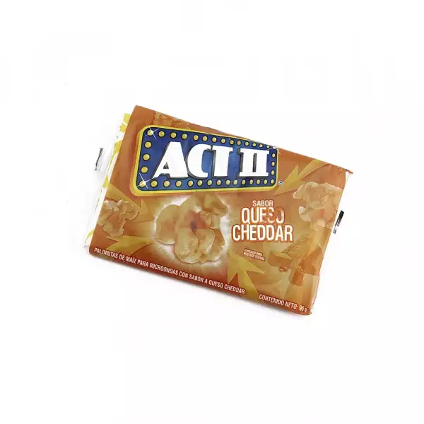 PALOMITAS ACT II QUESO CHEDDAR X96g