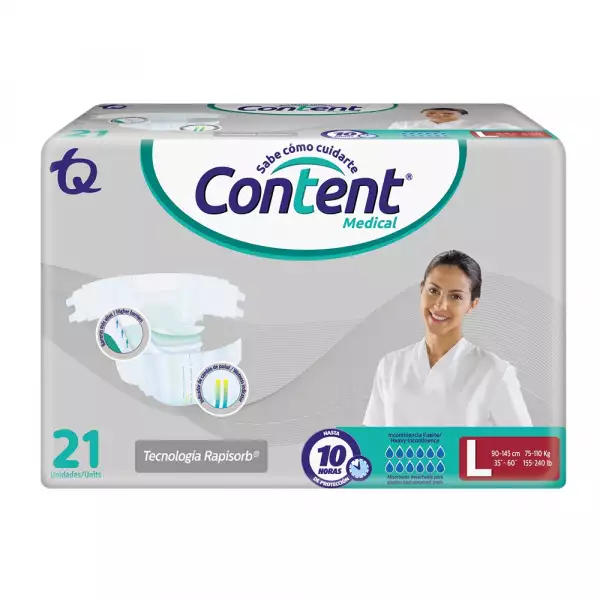 PAÑAL CONTENT MEDICAL TL X21u