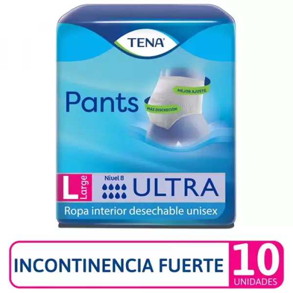 PAÑAL TENA PANTS ULTRA TL X10u