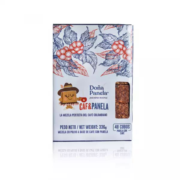 PANELA CON CAFE X48 CUBOS