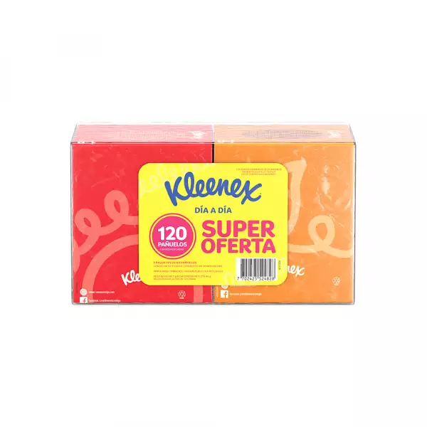 PAÑUELO KLEENEX CUBO X2 X120u