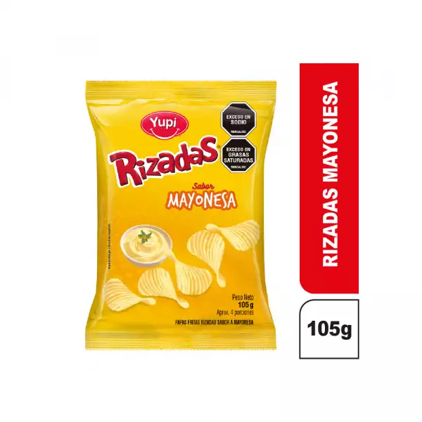 PAPAS RIZADAS MAYONESA X105g