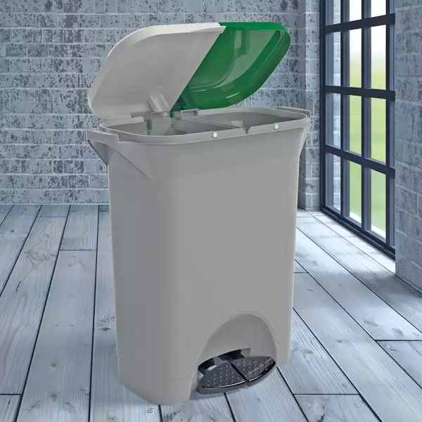 PAPELERA NP RESIDUOS ORGANICOS - APROVECHABLES 40L X2u