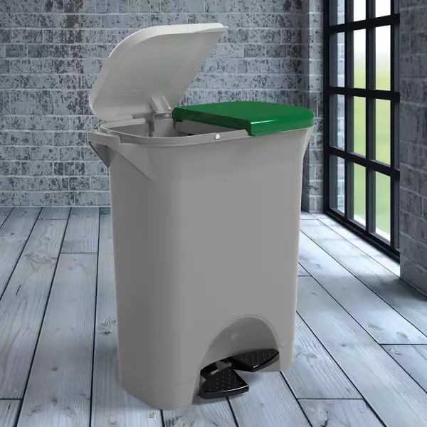 PAPELERA NP RESIDUOS ORGANICOS - APROVECHABLES 40L X2u