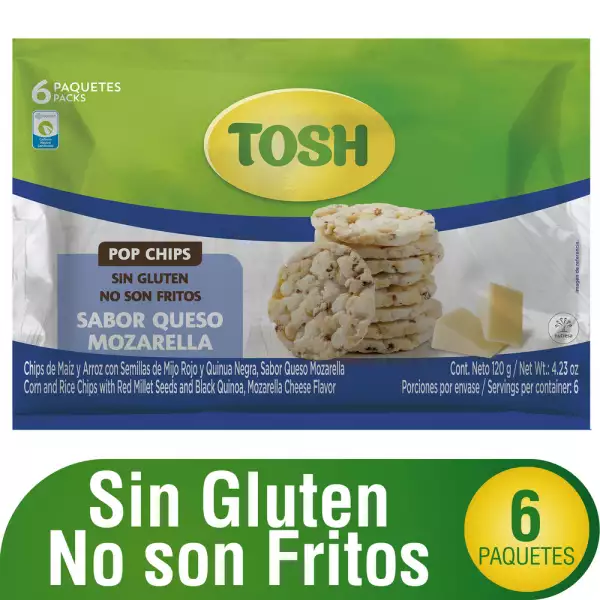PASABOCAS TOSH PITAS CHIPS MAIZ X6 X20g