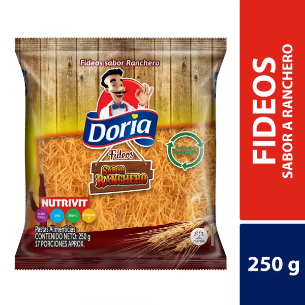 PASTA DORIA FIDEOS RANCHERO X250g