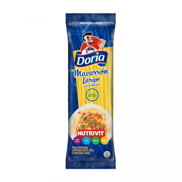 PASTA DORIA MACARRON LARGO X250g