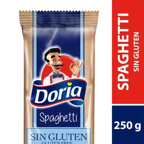 PASTA SPAGHETI DORIA SIN GLUTEN X 250gr