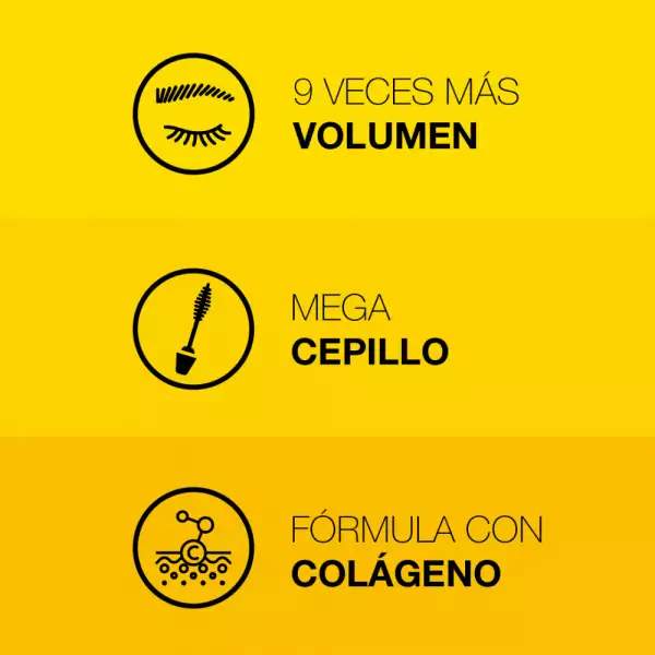 PESTAÑINA MAYBELLINE VOLUMEN XPRESS COLOSSAL X9ml