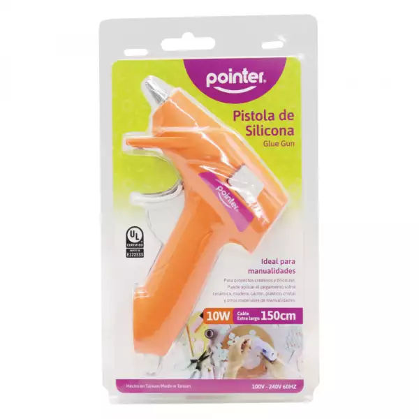 PISTOLA DE SILICONA POINTER SURT 10W