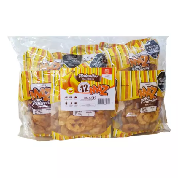 PLATANO MAZ MADURO X12 X35g