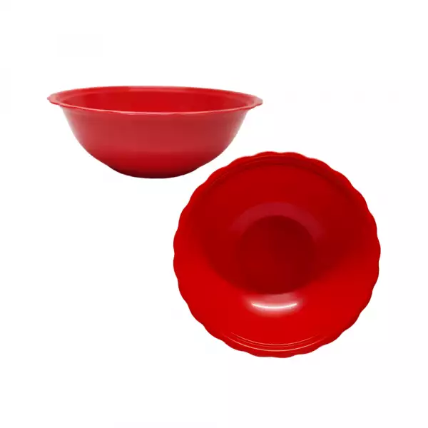 PLATO HONDO CHIFERO FANTIPLAS ROJO