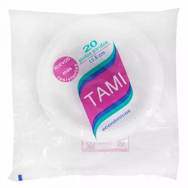 PLATO TAMI PANDO 15.5cm X20u