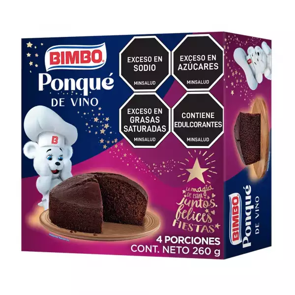 PONQUE NAVIDEÑO BIMBO VINO X260g