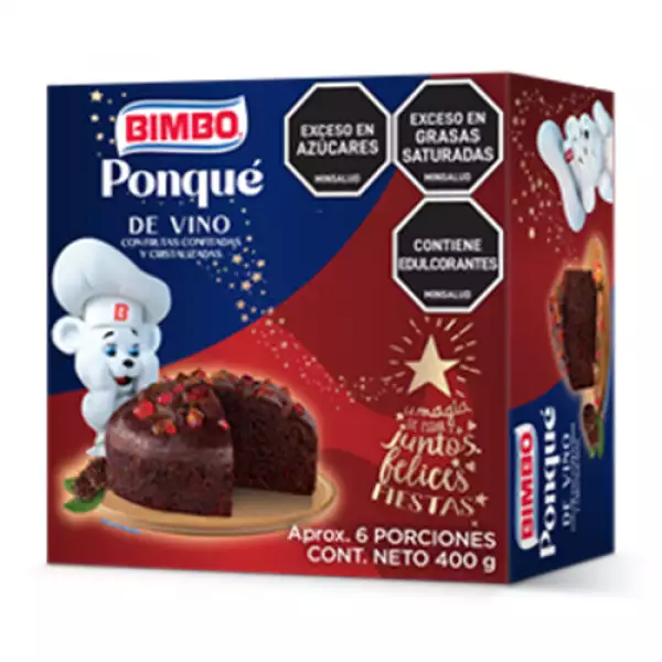 PONQUE NAVIDEÑO BIMBO VINO X400g
