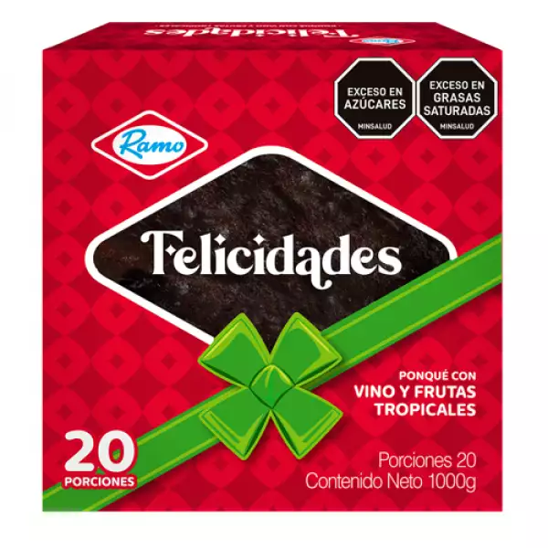 PONQUE RAMO FELICIDADES VINO X1000g