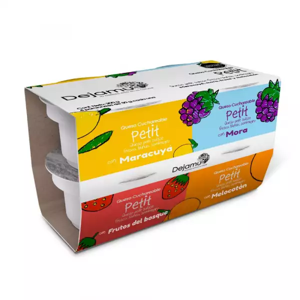 POSTRE PETIT DEJAMU SURTIDO X4 X50g