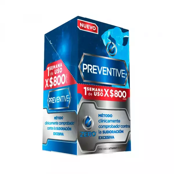 PREVENTIVE TRATAMIENTO SUDORACION X35g X1u