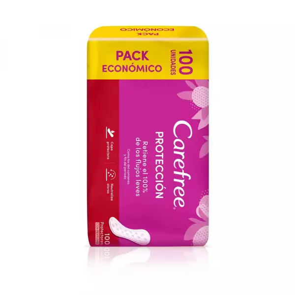 PROTECTORES CAREFREE PROTECCION X100u