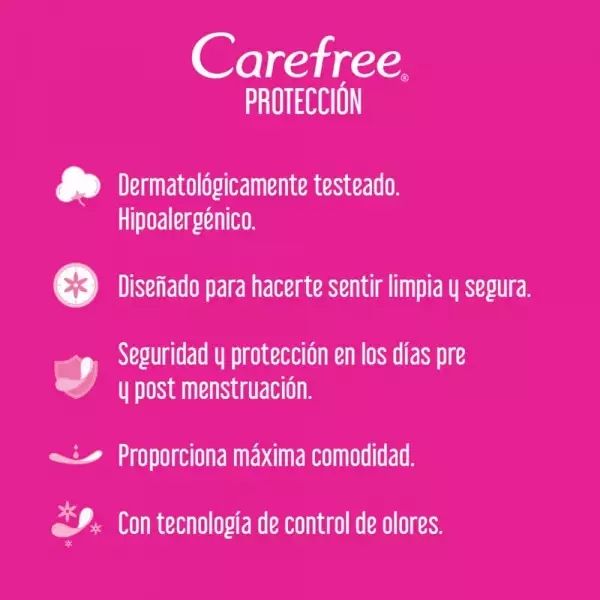 PROTECTORES CAREFREE PROTECCION X100u