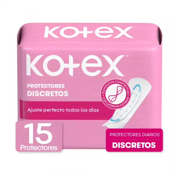 PROTECTORES KOTEX DIARIOS FLEXIBLE X15u