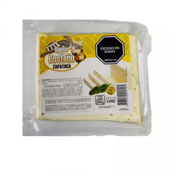 QUESO COSTEÑO ZAPATOCA X250g