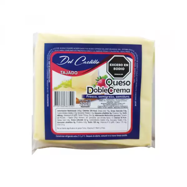QUESO DEL CASTILLO BOBLE CREMA TAJADO X220g