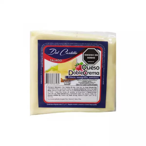 QUESO DEL CASTILLO DOBLE CREMA TAJADO X110g