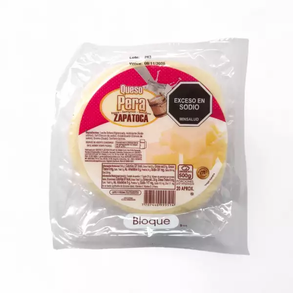 QUESO PERA ZAPATOCA X500g