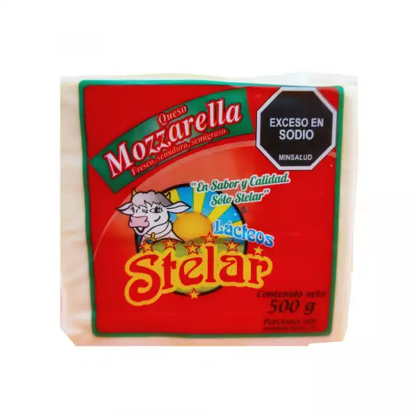 QUESO STELAR MOZARELLA ENTERO X500g