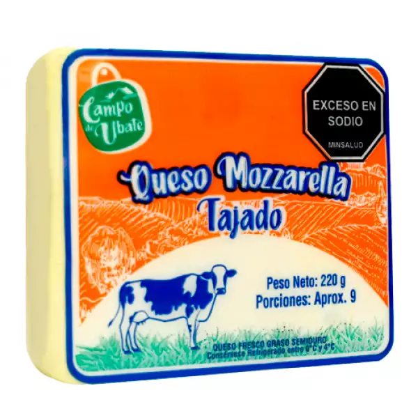 QUESO UBATE DOBLE CREMA TAJADO X220g