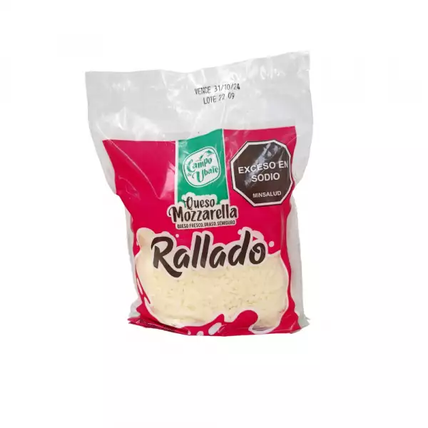 QUESO UBATE MOZARELLA RALLADO X300g