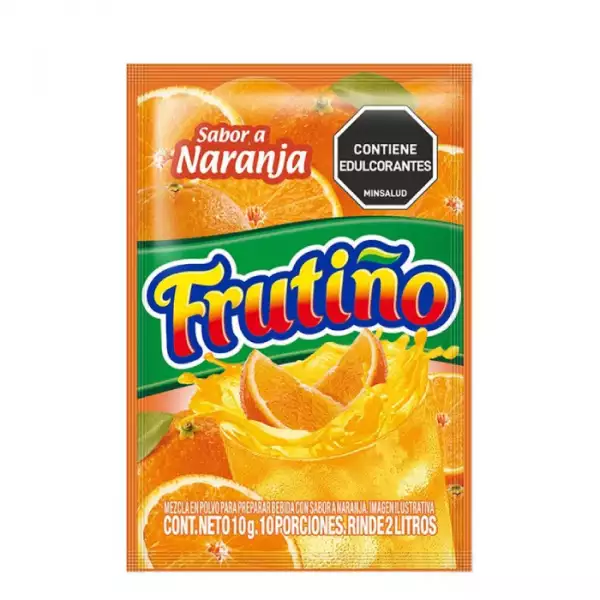REFRESCO FRUTIÑO NARANJA 2L X10g