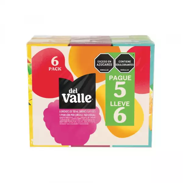 REFRESCO VALLE SURTIDO X6 X188ml