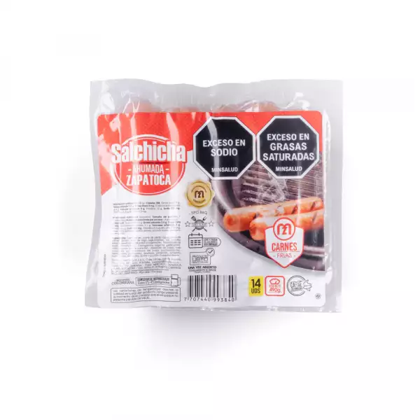 SALCHICHA AHUMADA ZAPATOCA X490g