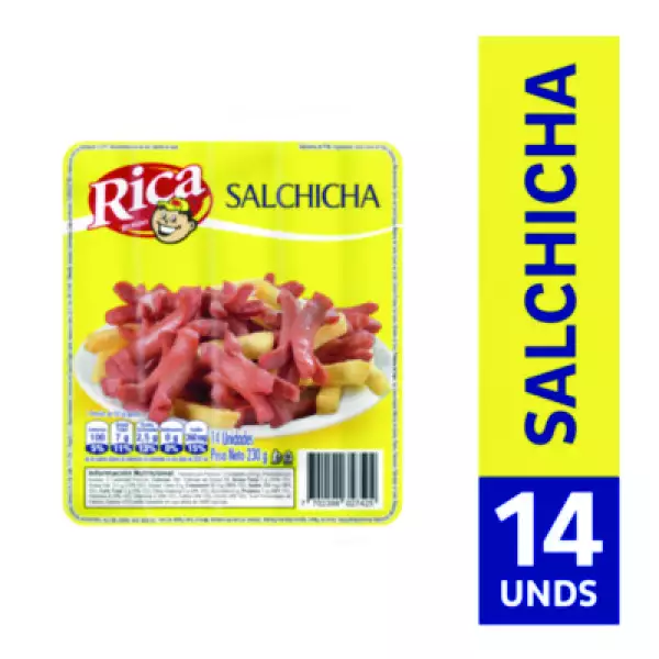 SALCHICHA RICA X230g