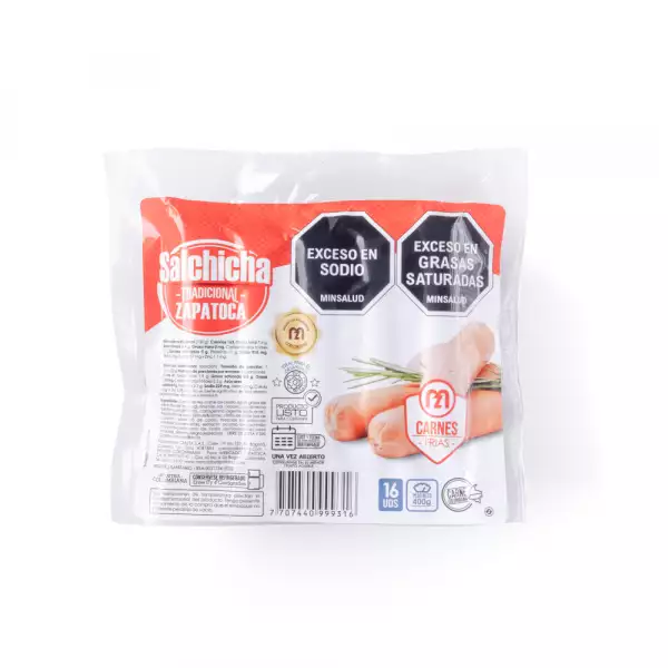 SALCHICHA ZAPATOCA TRADICIONAL X400g