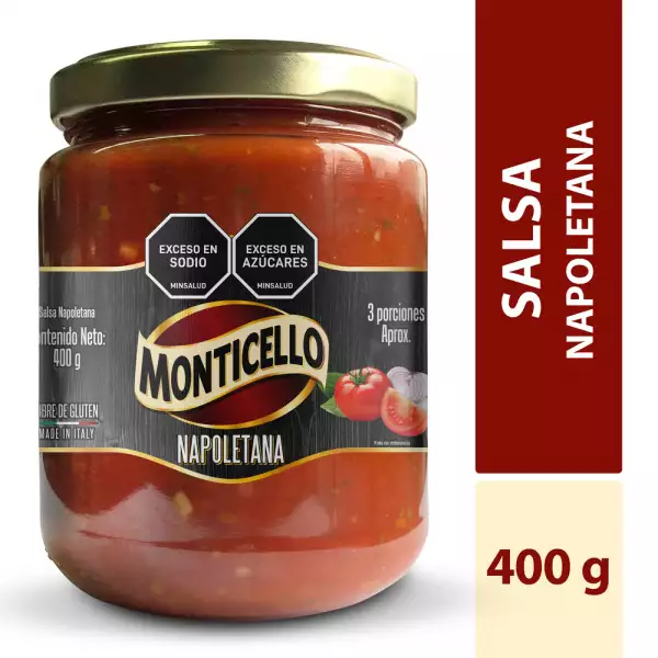 SALSA NAPOLETANA MONTICELLO X400g