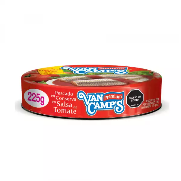 SARDINA VANCAMPS TOMATE X225g