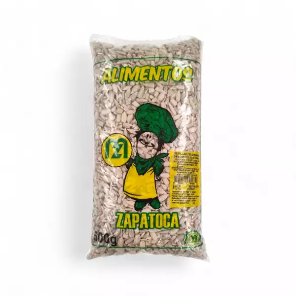 SEMILLA GIRASOL DESCORTEZADO ZAPATOCA X500g